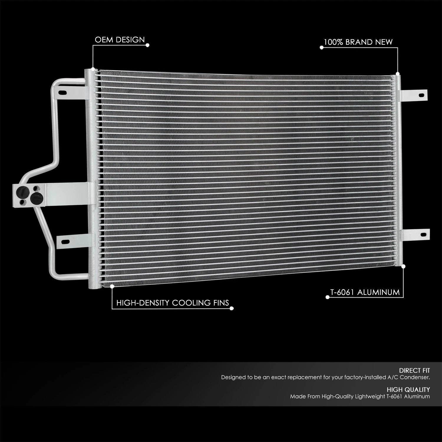 AC Condenser for Ford Escape Mercury Mariner Hybrid (2005–2012)