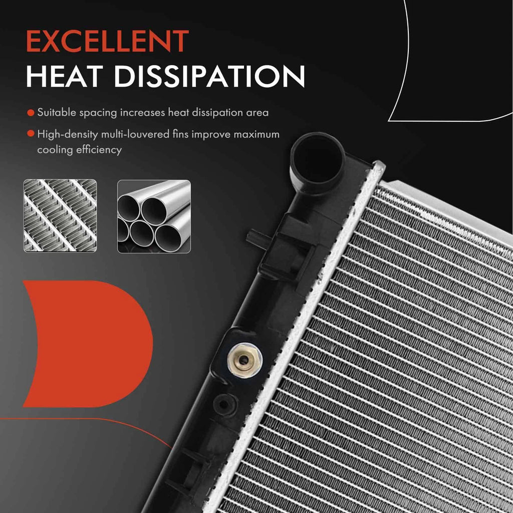 Radiator with Oil Cooler for Subaru Forester (2006–2008) Turbocharged