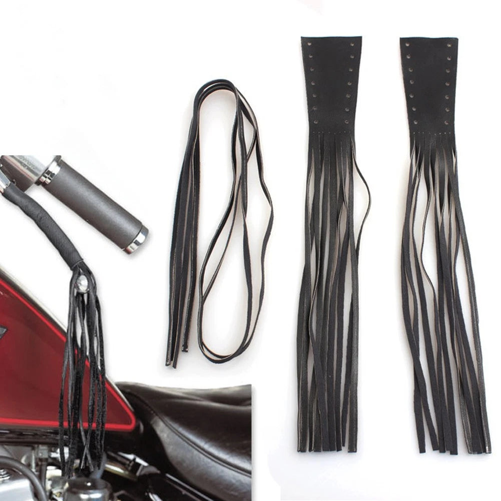 2X Brake Lever Cover Tassels for