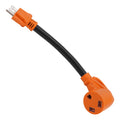 RV Power Adapter Cable 15A Male to 30A Female 12" ETL Certified