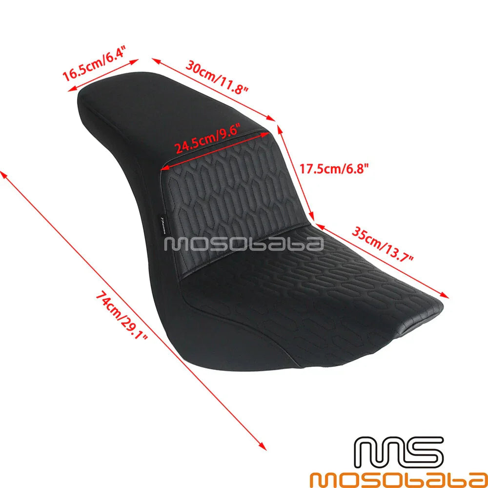 Driver Rear Passenger Seat Cushions for Harley Softail Low Rider S (2020)