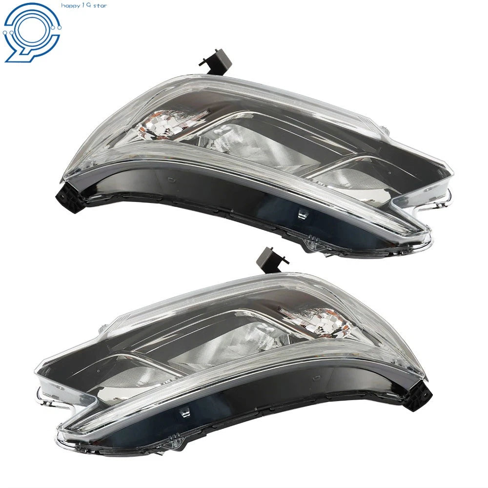 Set of 2 Halogen Projector Headlight Assemblies for Honda CR-V (2015–2016)