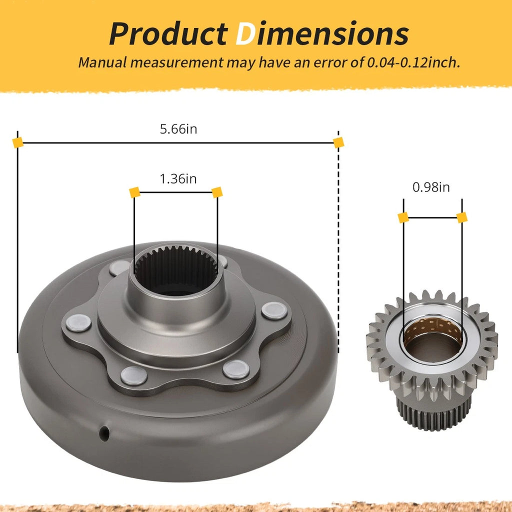Centrifugal Wet Clutch Drum 22500-HC4-000 for Honda Fourtrax 300 TRX300 (1988–2000)