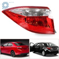 Outer Tail Light Lamp for Toyota Corolla (2014–2016) - Red Halogen, Left