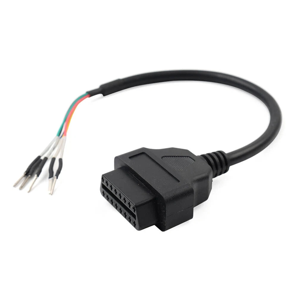 16 Pin OBD2 Female K Line CAN Jumper Tester Connector Diagnostic Cable