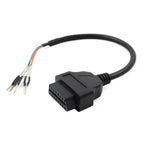 16 Pin OBD2 Female K Line CAN Jumper Tester Connector Diagnostic Cable