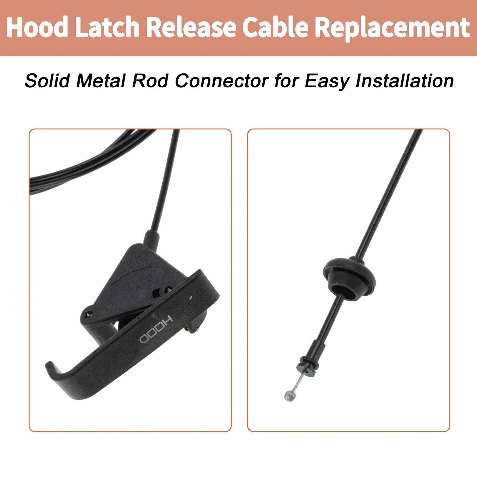 Front Hood Latch Release Cable for Dodge Dakota Durango (1997-2004)
