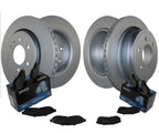 Front Rear Brake Kit Disc Rotors & Akebono ProACT Pads for Ford F-150