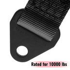 10" Black Limit Straps for Shock Suspension Travel