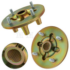 Set of 2 Front Wheel Hubs with Bolts for Yamaha Rhino 700 FI (2008–2013)