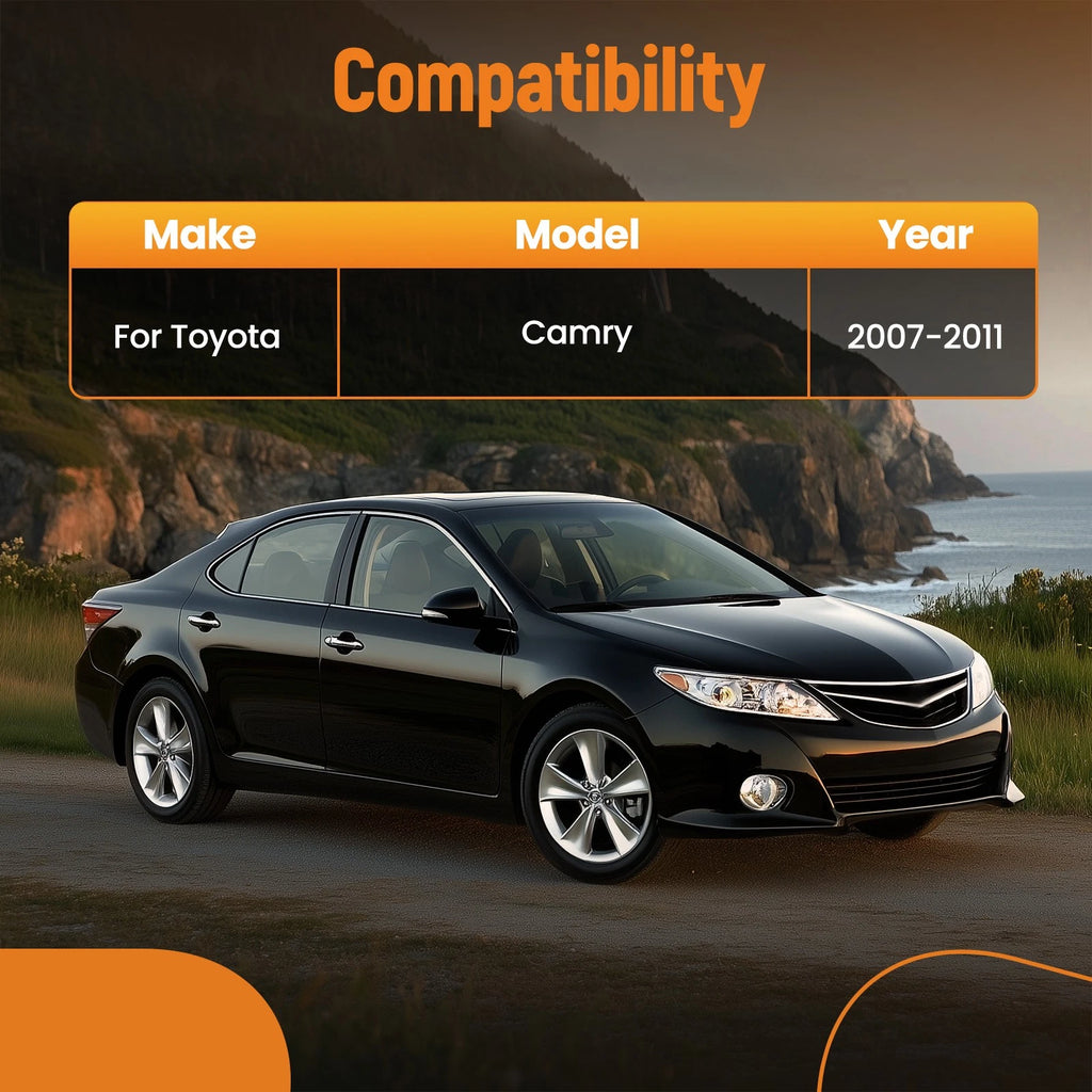 3D Molded TPE Rubber Floor Mat Liner for Toyota Camry (2007–2011)