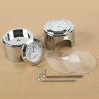 1" 7/8" Chrome Handlebar Clock & Thermometer for Honda CB VTX VT