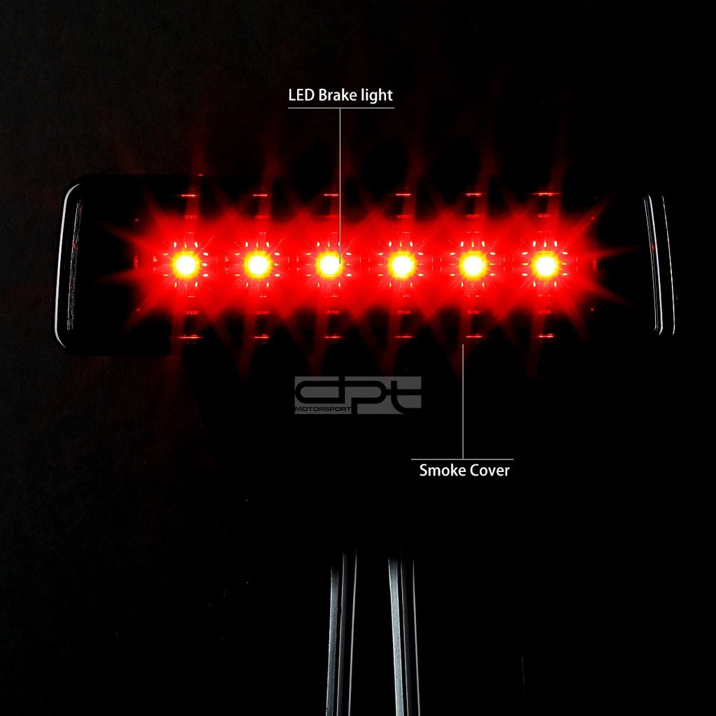 LED Third Brake Light for Jeep Wrangler (2007–2017) - Smoked Lens