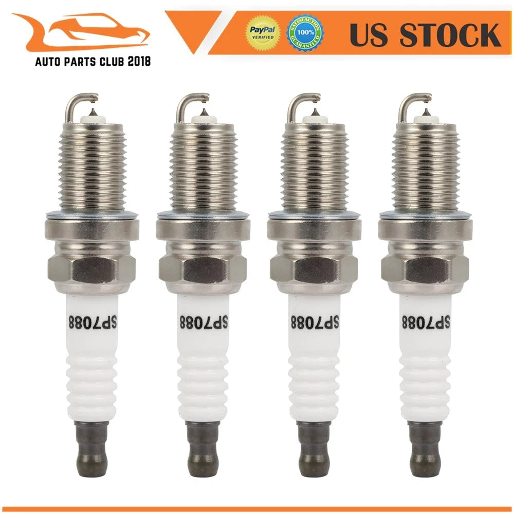 Set of 4 Iridium Spark Plugs for Nissan 200SX, Honda Civic, Toyota MR2, Acura Integra