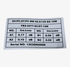 Fiber Patch Cable for FB2-2577-SC/ST (15M)