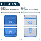 Electronic Parking Brake Switch Button Sticker for Audi Q3 (2019–2020) Blue