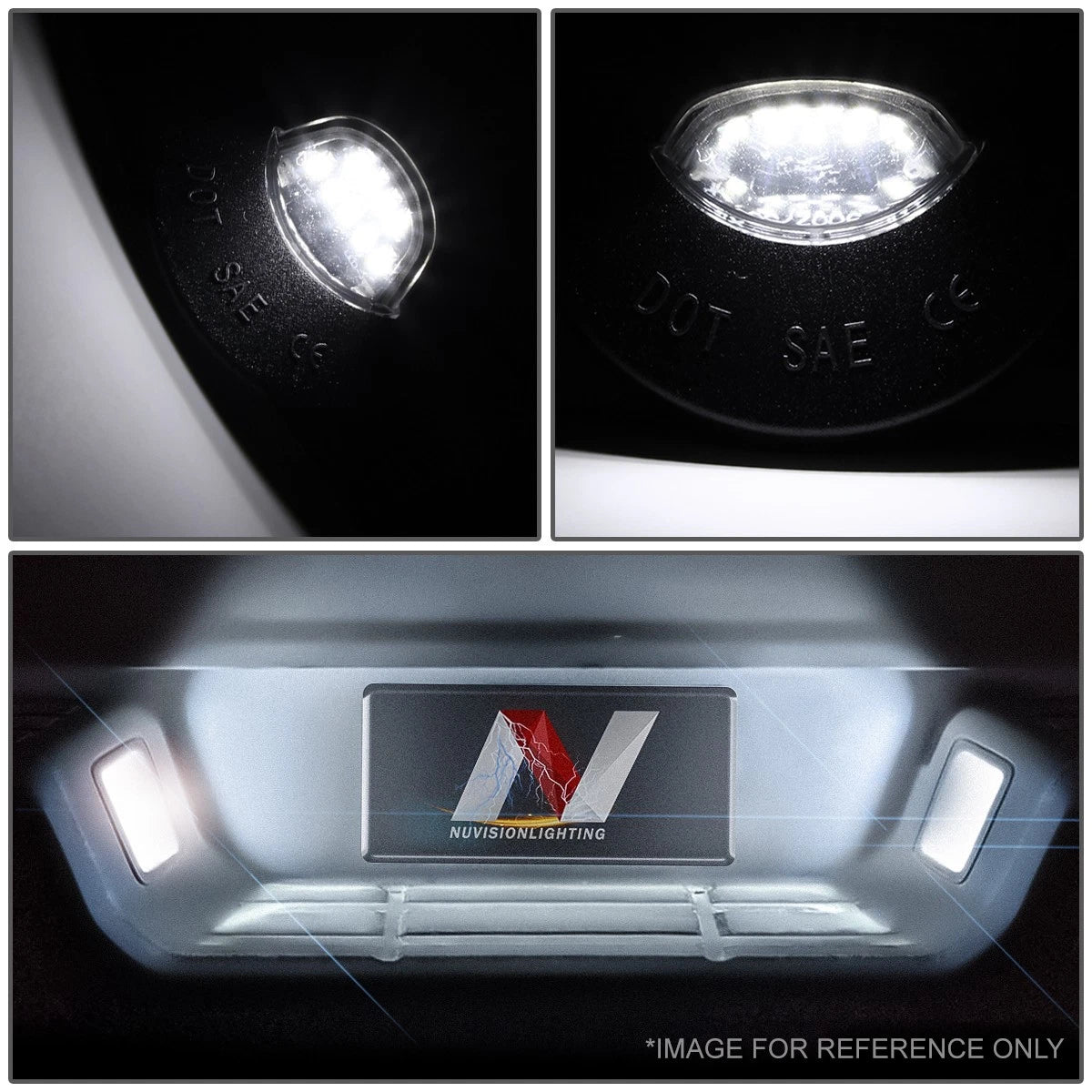 SMD LED License Plate Lights for Silverado Sierra Escalade (2001–2014)