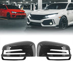 Carbon Fiber Rear View Side Mirror Cover Cap for Mercedes S E C (2009–2013)