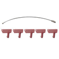 5 x Ignition Keys w/Ring for Terex Battery Disconnect Isolator