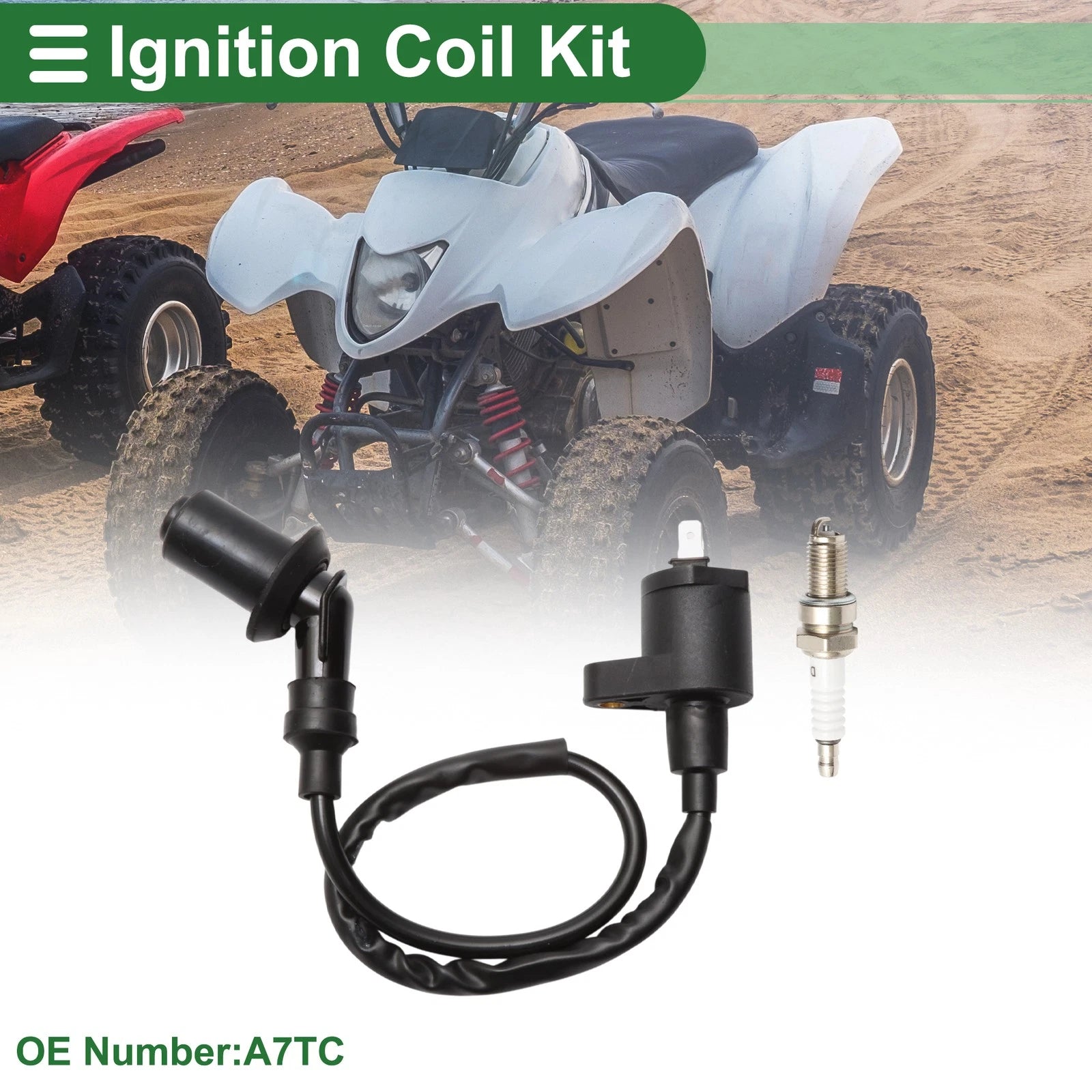 Set of 1 Ignition Coil for Honda CRF50F (2004–2013) No.A7TC