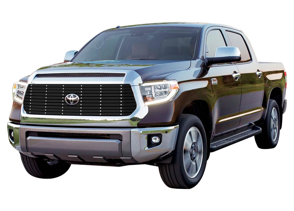 Upper Black Wide Rivet Billet Grille for Toyota Tundra (2018–2019)