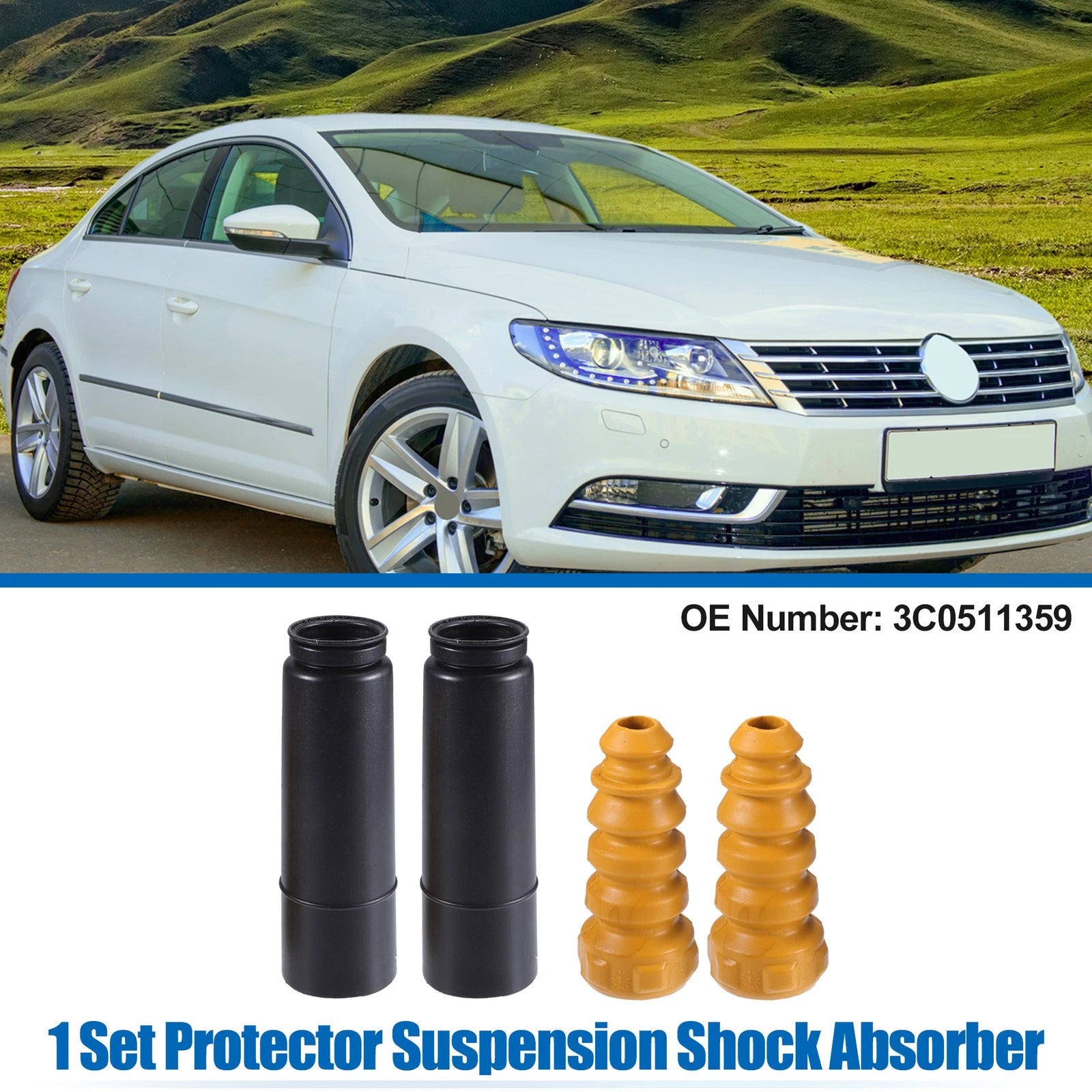 Set of 1 Suspension Shock Absorber for Volkswagen Passat (2006–2010) No.3C0511359