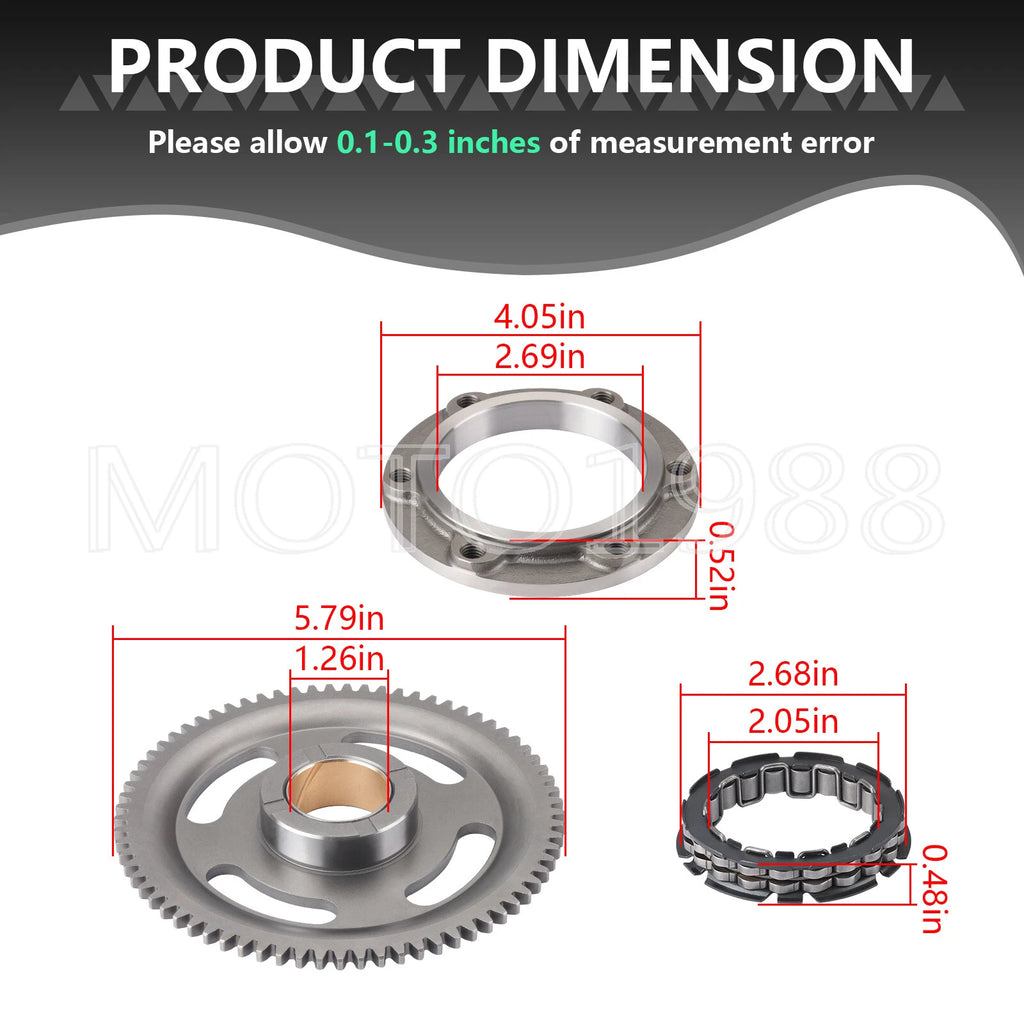 Starter Clutch Idler Gear Gasket for Kawasaki Brute Force 650 (2005–2013)
