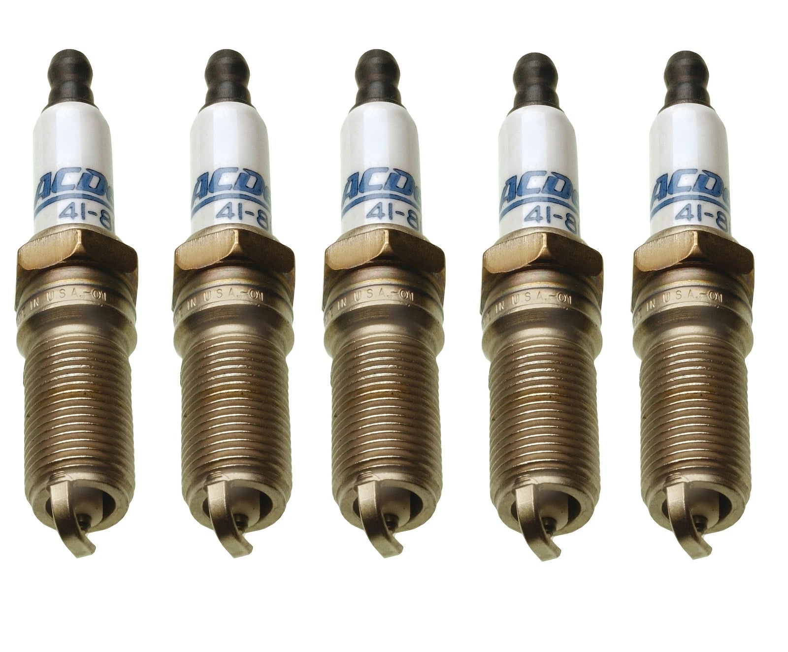 Set of 5 Double Platinum Spark Plugs for GMC Canyon (2011–2012) 3.7L L5