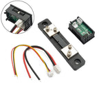 LED Dual-Digital Voltmeter Ammeter Gauge for Automotive (10/50/100A)