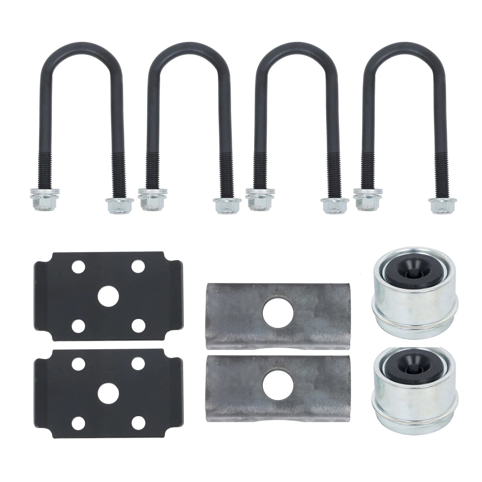 Trailer Axle 2000 lb 4 Lug 58" Hub Face Pitch with U-Bolt Kit