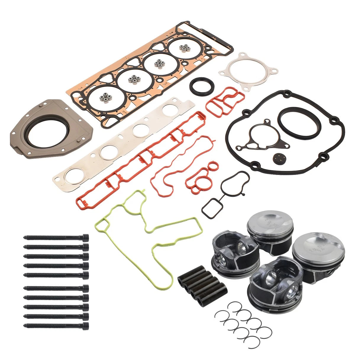 Piston Head Gasket Kit Φ23mm for Audi A4 Q5 VW EOS CC GTI Jetta GLI (2008–2016)