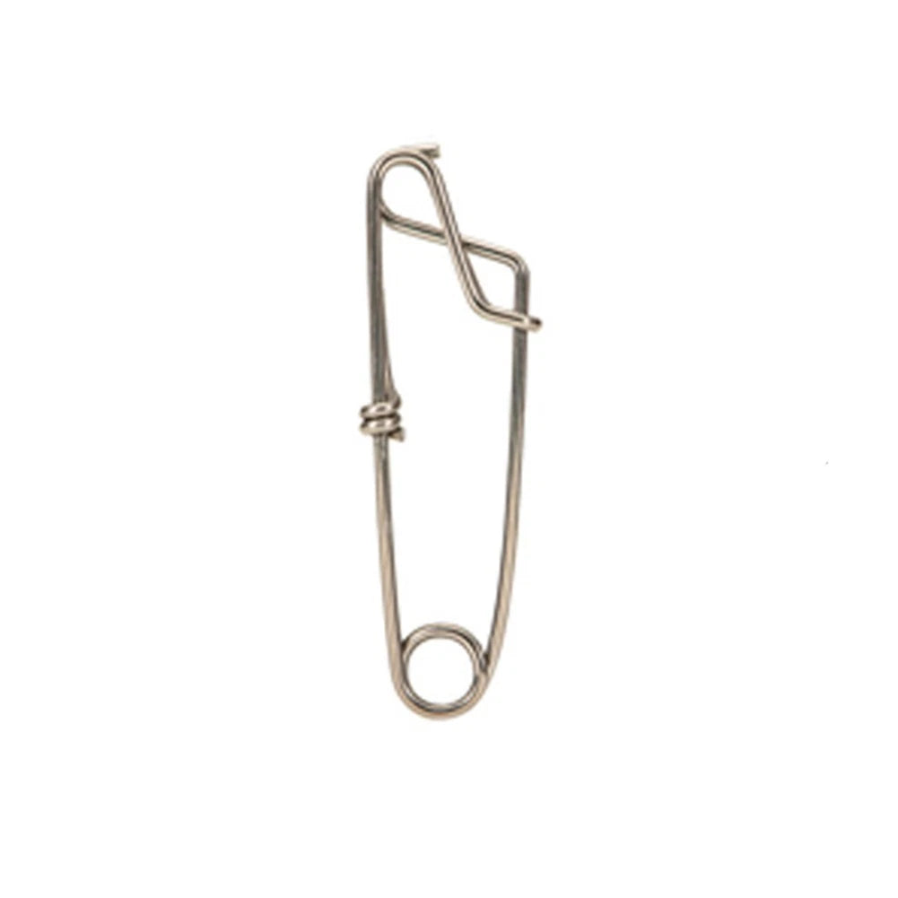 Stainless Steel Open Eye Pin Snap Swivel Clip for Fishing