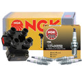 NGK DIS Ignition Coil & 4 G-Power Platinum Spark Plugs for Ford Mercury