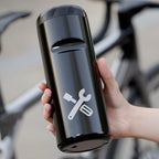 Bike Repair Tool Storage Jar Waterproof Sealed Portable Bottle 195x74mm
