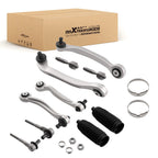 Front Upper Control Arms w/ Ball Joints Tie Rod Ends for Audi A6 (2006–2008)