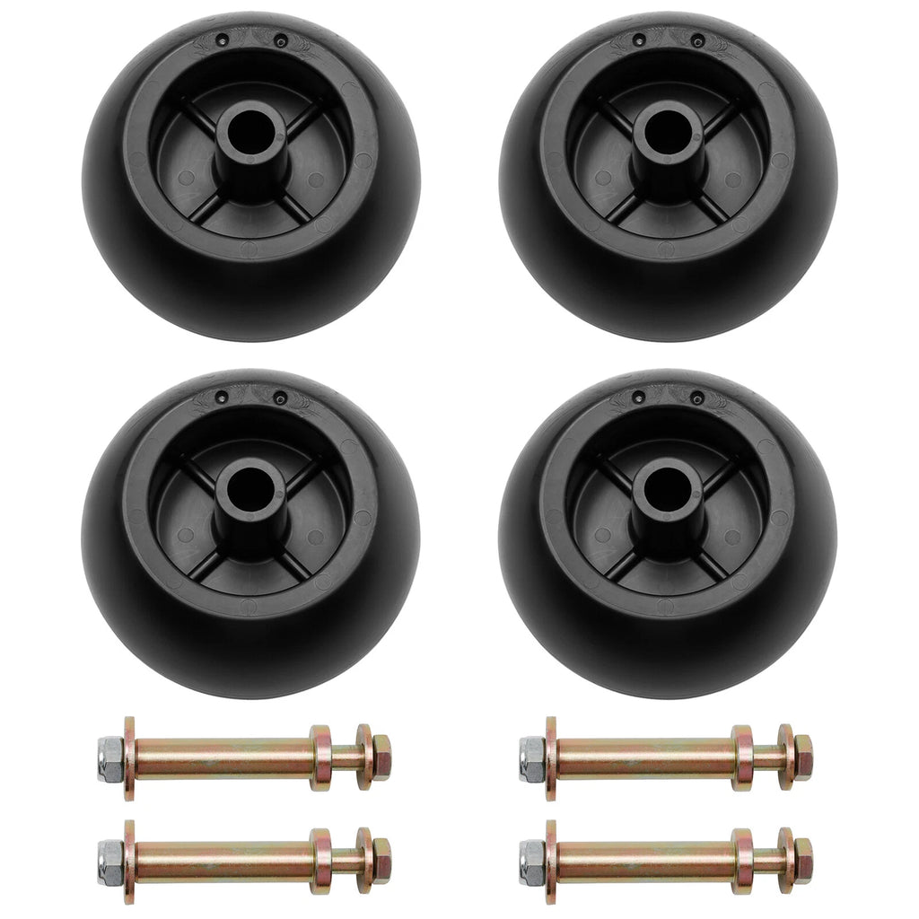 4Pcs Mower Deck Wheels Kit for Exmark (103-3168, 116-9981) Kubota