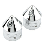 Front Wheel Axle Nut Cover Cap for Harley Touring Road Glide Dyna Softail