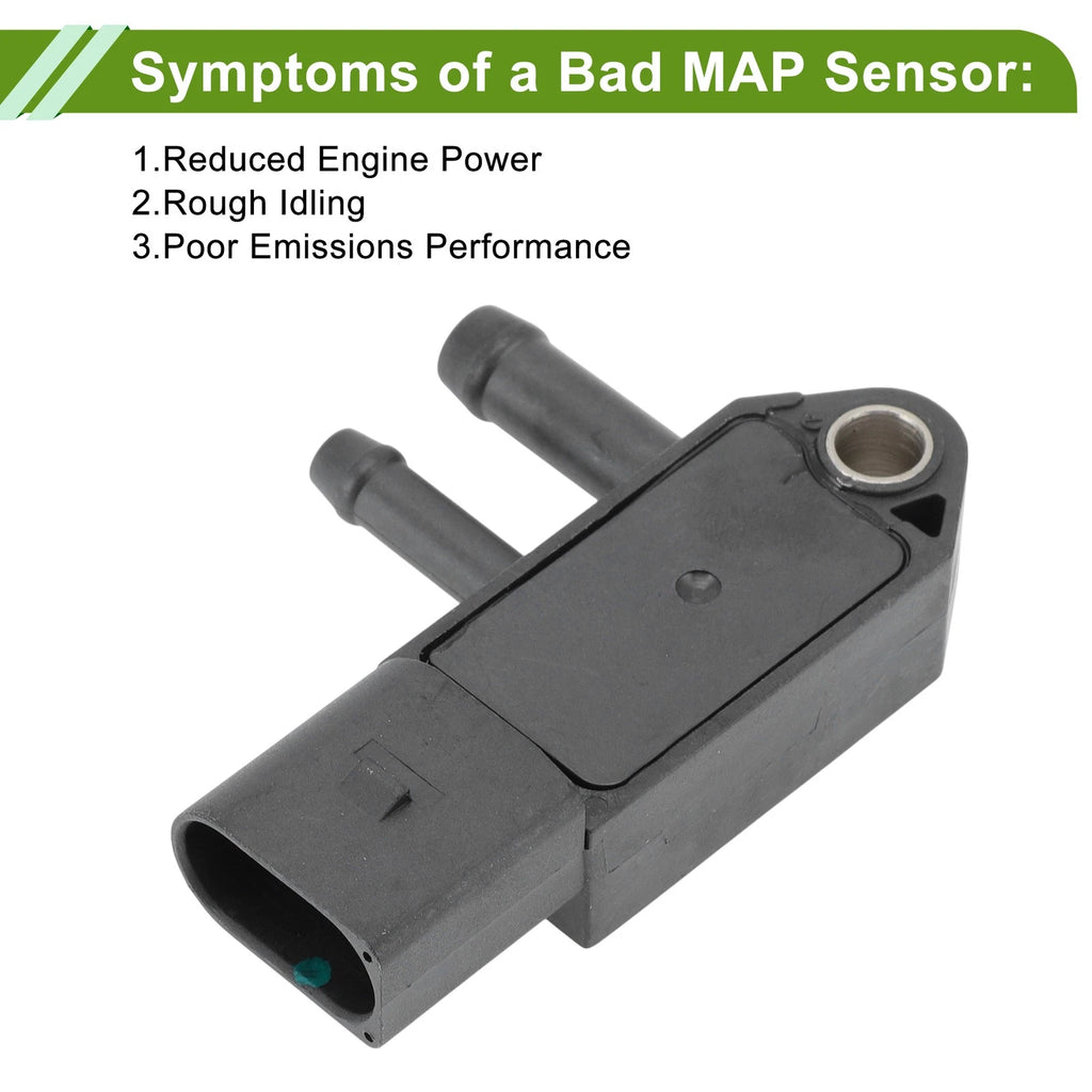 Manifold Absolute Pressure Sensor for Audi A3 8P1 1.9 TDI (2003–2010)