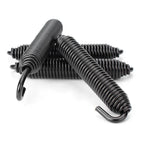 Black Universal Long Outlaw Racing Stainless Header Exhaust Springs 83mm