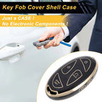 Black Gold Tone Key Case for Hyundai Tucson NX4 Kona SX2 EV Ioniq-7