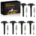 6PCS Ignition Coil & Spark Plug Set for Dodge Charger Challenger (2011–2023)