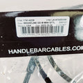 LA Choppers Midnight Brake Line for Softail Mini Ape (Fits 1741-6239)