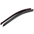 Set of 2 Window Visors for Honda Civic Coupe (2006–2011) - Glossy Black 3M Adhesive