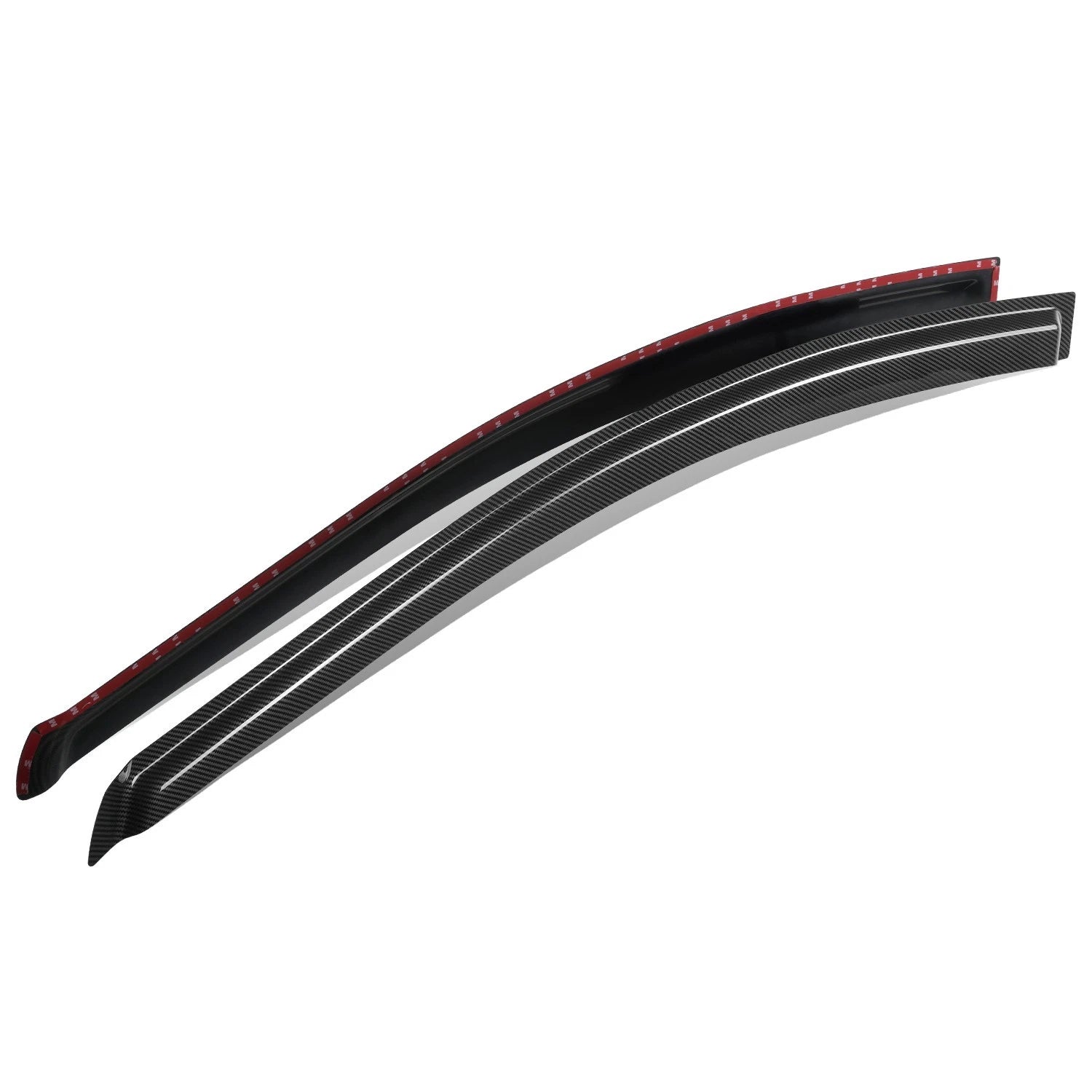 Set of 2 Window Visors for Honda Civic Coupe (2006–2011) - Glossy Black 3M Adhesive