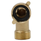 90 Degree Angle Water Pipe RV Water Intake Hose Fittings Brass Connector