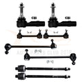 Set of 8 Steering Sway Bars and Tie Rods for Ford Taurus Freestyle