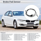 Front & Rear Wheel Brake Pad Wear Sensor for BMW 330i GT xDrive