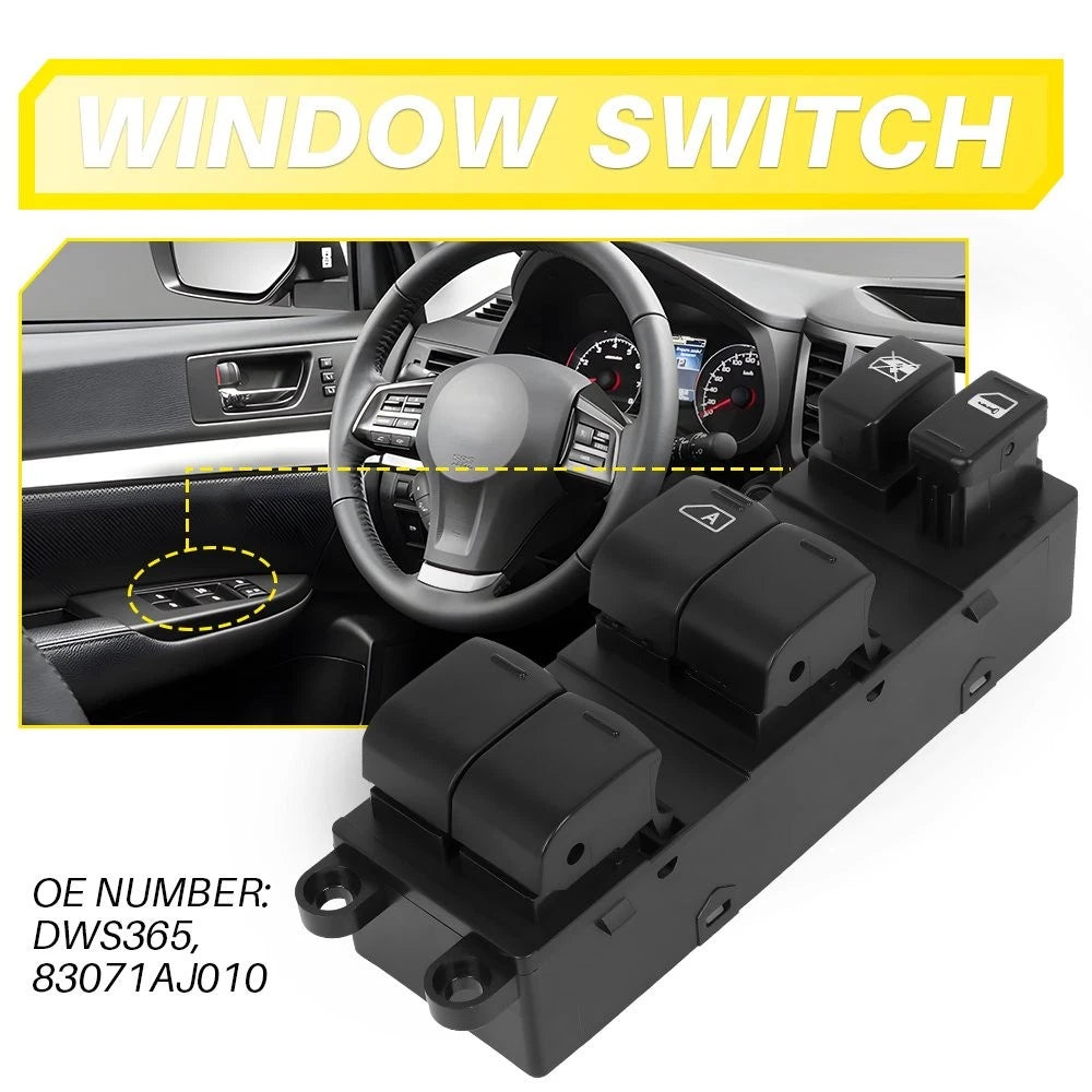 Window Switch for Subaru Legacy Outback (2010–2012) 83071AJ010