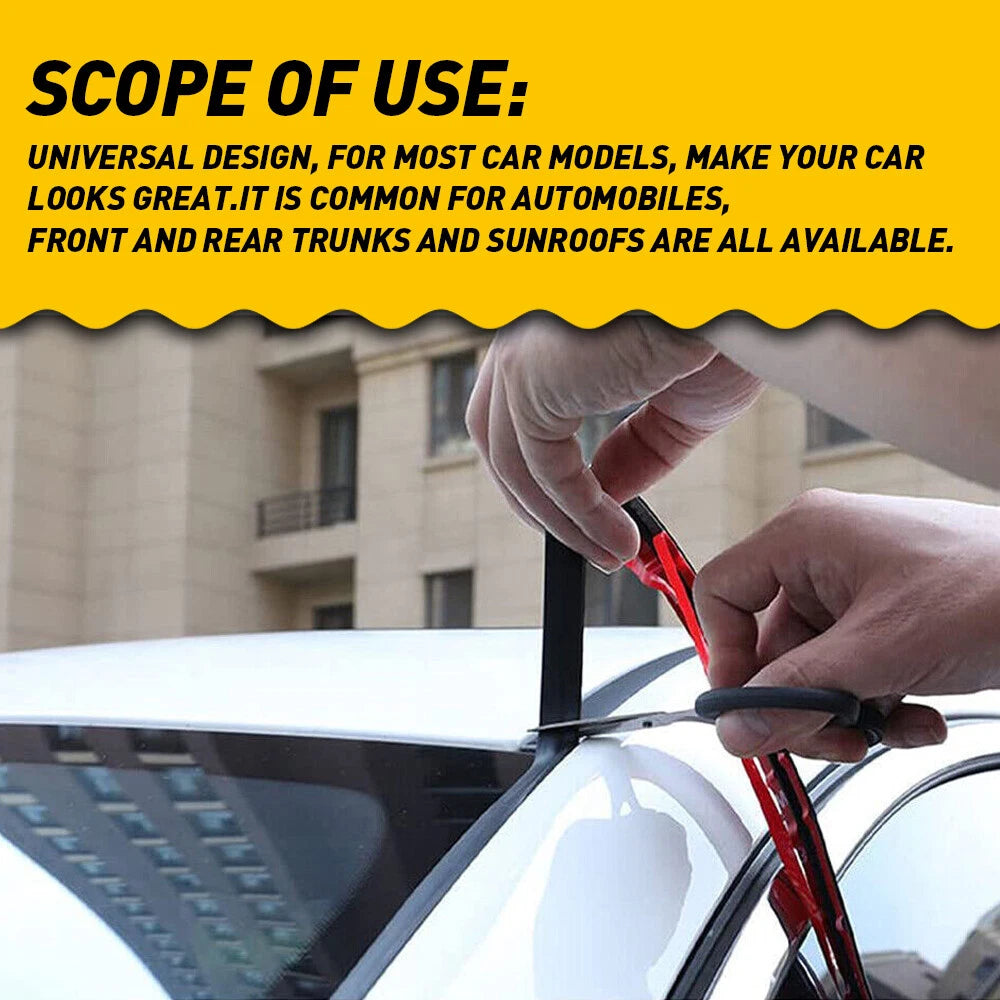 Set of 6 Rubber Seal Strips for Car Windshield Roof Window