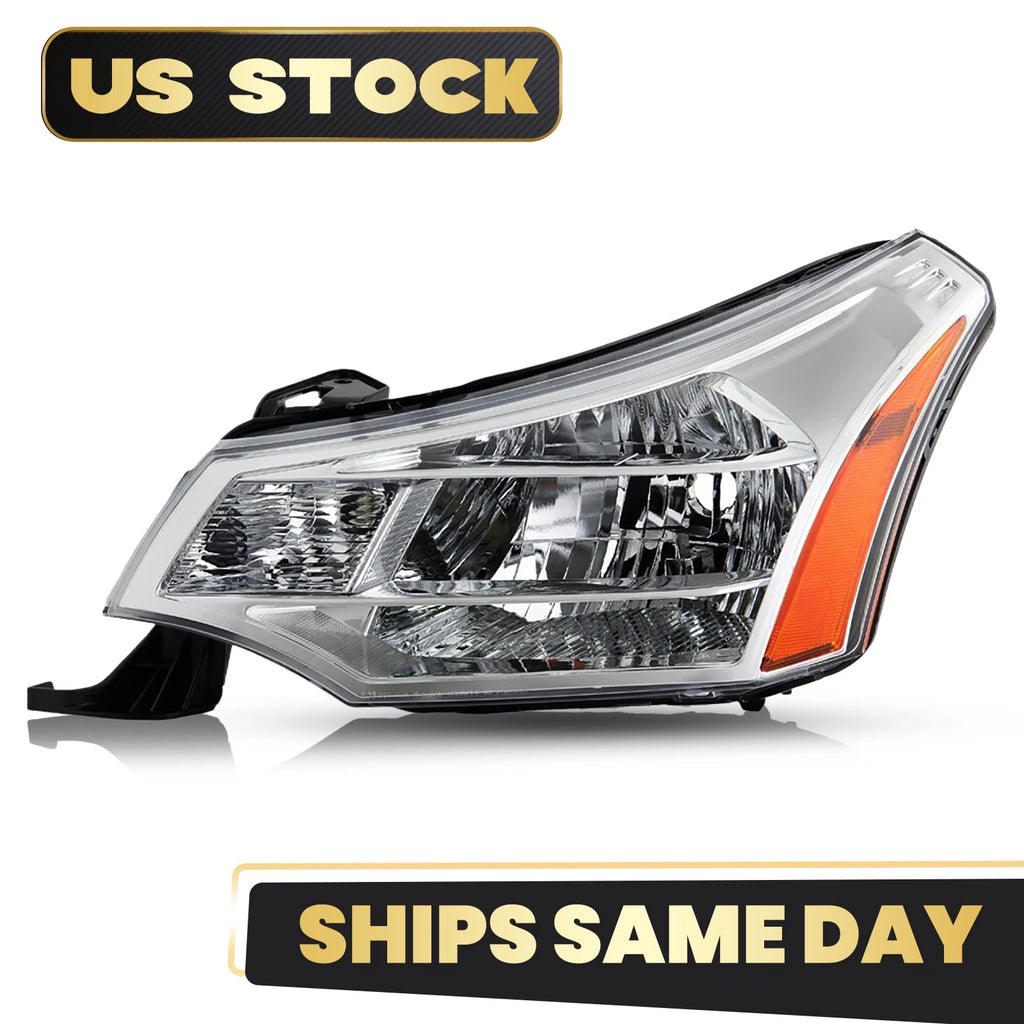 Halogen Headlight with Bulbs for Ford Focus S/SE/SES/SEL (2008–2011)